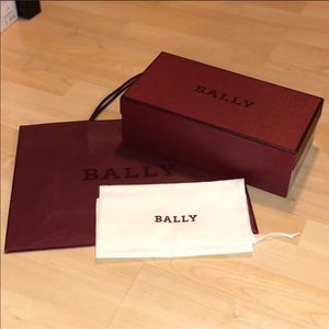 BALLY Dust bag, shoe box & shopping bag